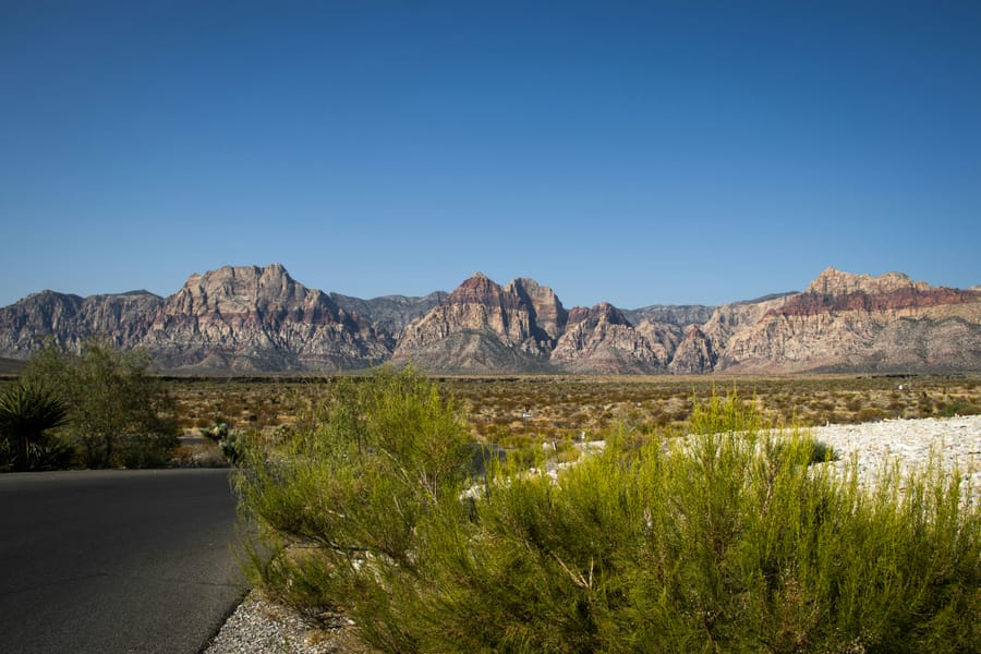 Red Rock Canyon en el borde oeste del valle de Las Vegas